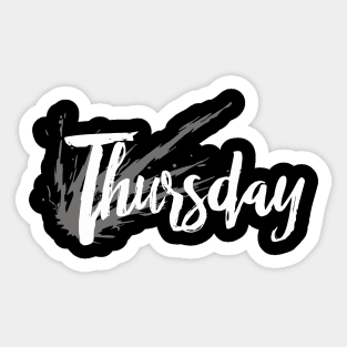 Thursday Sticker